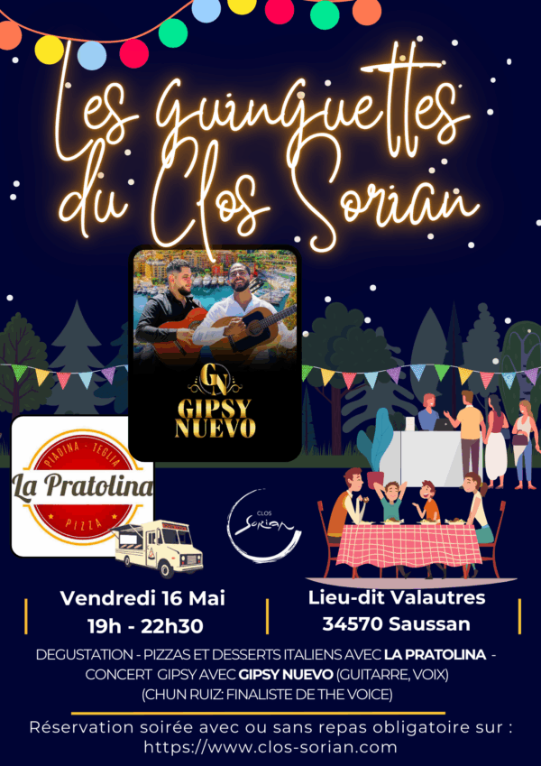 Réservation Guinguette du Vendredi 16 Mai (Gratuite)