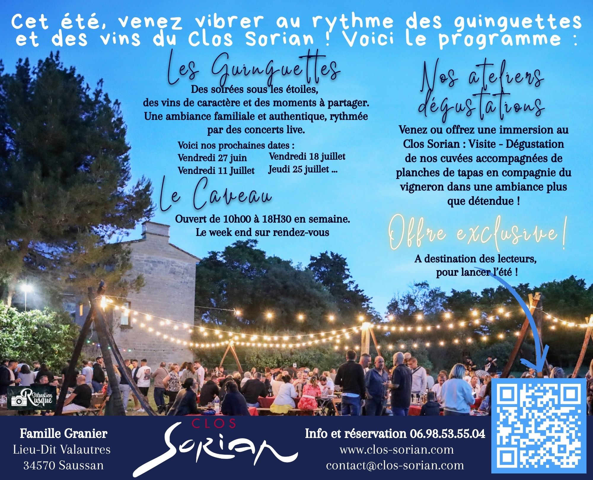 Les guinguettes du Clos Sorian